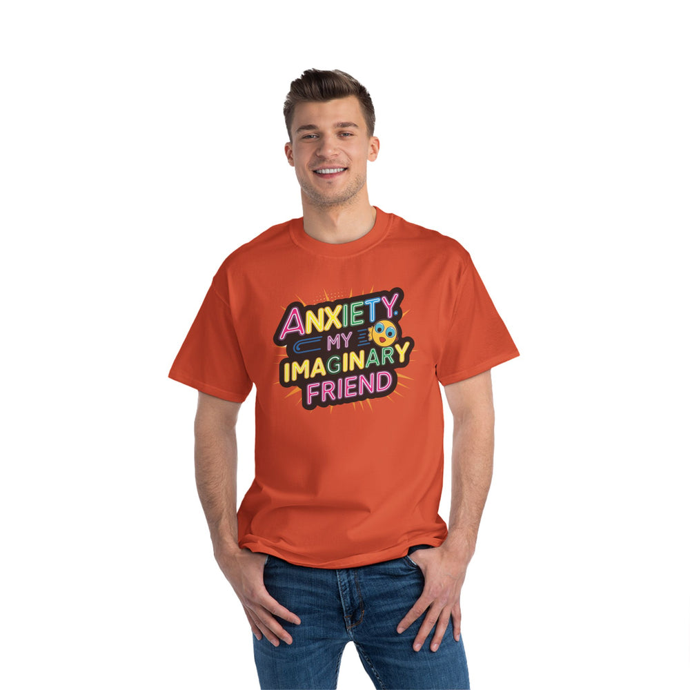 Men's Beefy-T® T-Shirt "Anxiety, My Imaginary Friend"