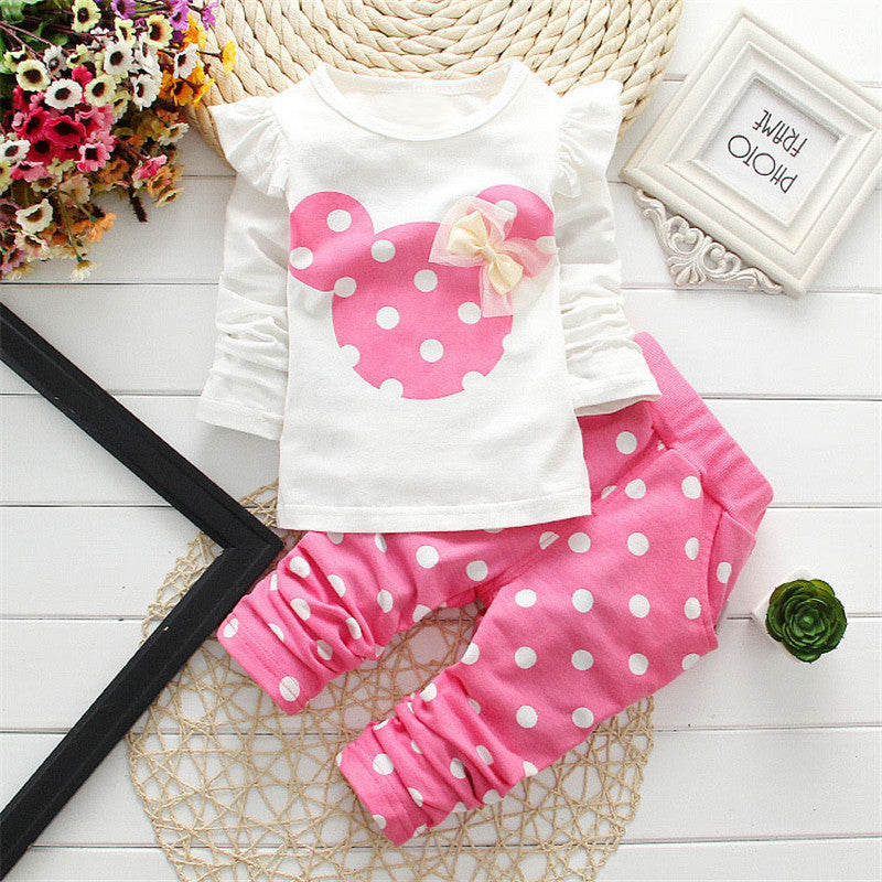 
            
                Load image into Gallery viewer, Baby Girls Winter Clothing Sets Cotton Cartoon Mouse
            
        