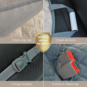 
            
                Load image into Gallery viewer, Waterproof Dog Car Seat Cover With Zipper And Pockets
            
        