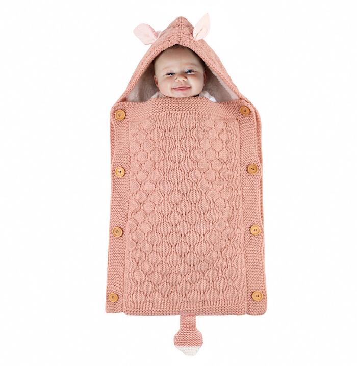
            
                Load image into Gallery viewer, Baby Sleepsack Warm Knitted Swaddling Blanket for 1-12 Month Old Baby
            
        