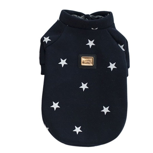 
            
                Load image into Gallery viewer, Warm Winter Star Pattern Dog Hoodies
            
        