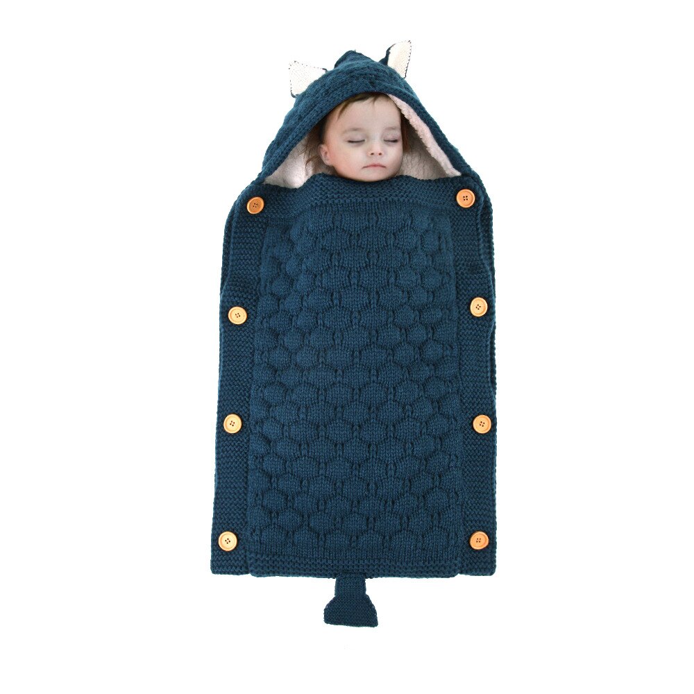 
            
                Load image into Gallery viewer, Baby Sleepsack Warm Knitted Swaddling Blanket for 1-12 Month Old Baby
            
        