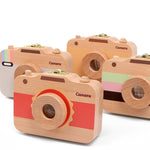 Wooden Childs Camera Toy For Baby Teeth