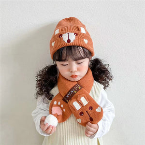 
            
                Load image into Gallery viewer, Cute Cartoon Bear Hat (Two Piece Set)
            
        