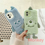 Funny Little Monster Plush Case For iPhone (Various)