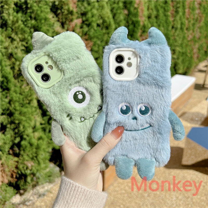 
            
                Load image into Gallery viewer, Funny Little Monster Plush Case For iPhone (Various)
            
        